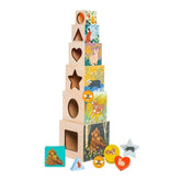 Manhattan Toy Enchanted Forest Wooden Stacking Blocks - ANB Baby
